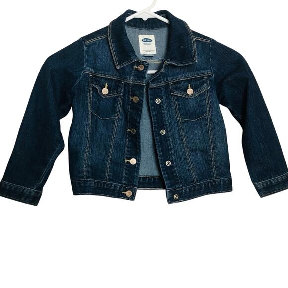 Old Navy Girl Denim Jacket Sz 4T - Picture 1 of 8